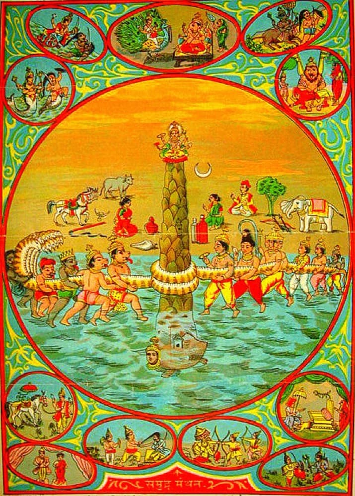 The Churning of the Ocean of Milk